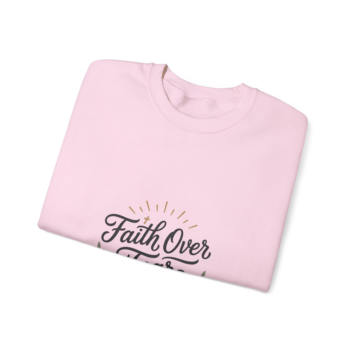 Faith Over Fear sweatshirt | Inspirational Christian Scripture crewneck