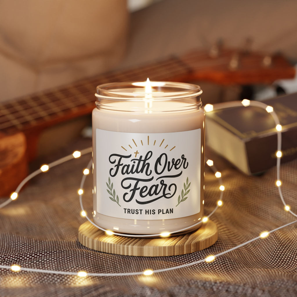 Faith Over Fear Scented Soy Candle | 9oz