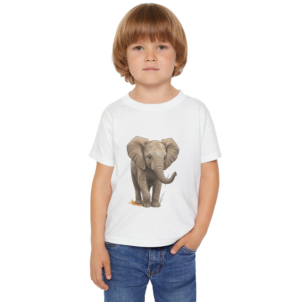 Toddler Elephant T-Shirt — Cute Baby Elephant Graphic Tee for Kids
