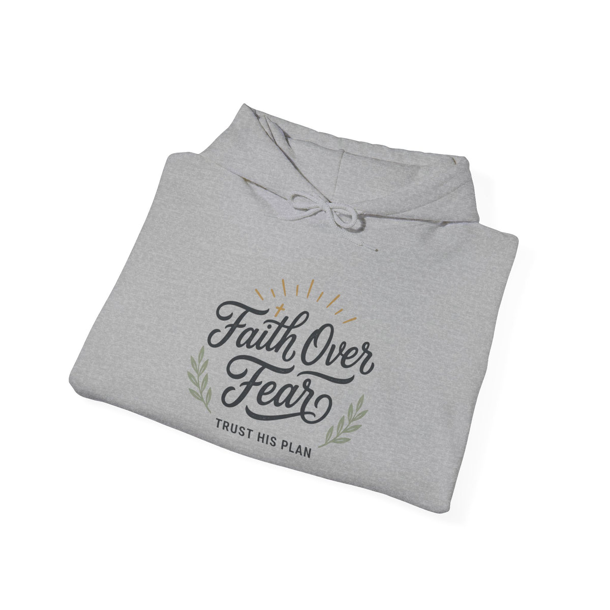 Faith Over Fear hoodie | Christian Scripture sweatshirt, Trust His Plan