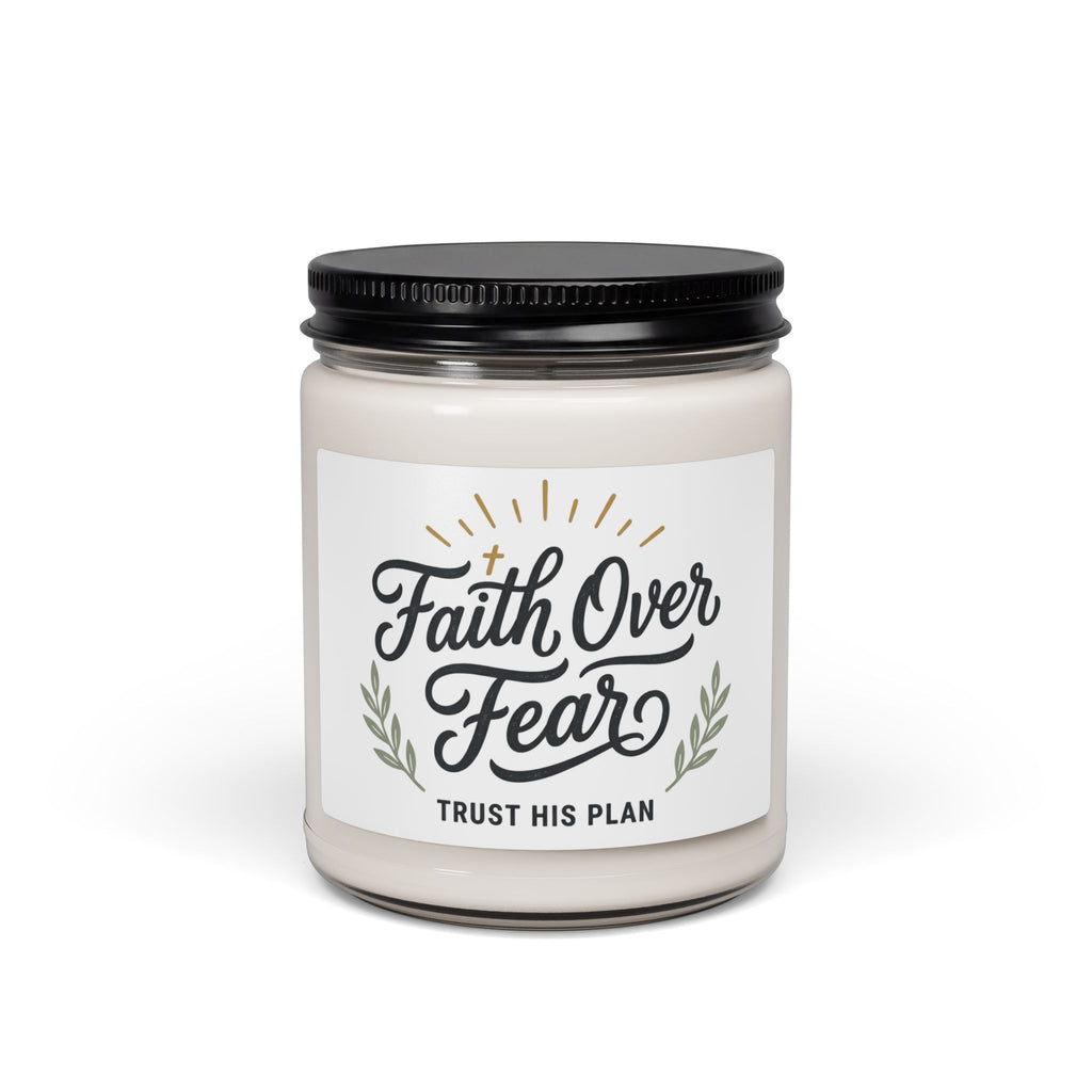 Faith Over Fear Scented Soy Candle | 9oz