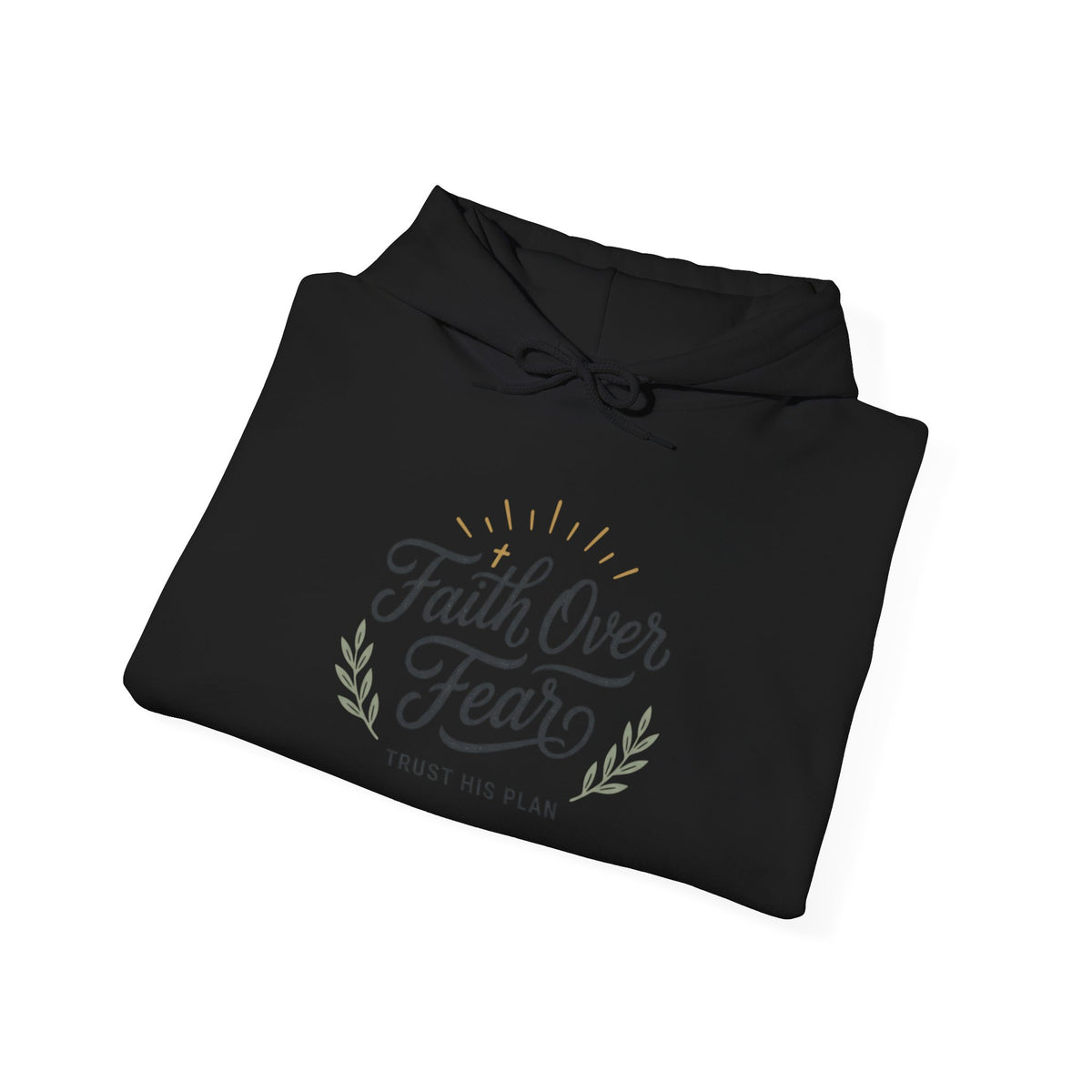 Faith Over Fear hoodie | Christian Scripture sweatshirt, Trust His Plan