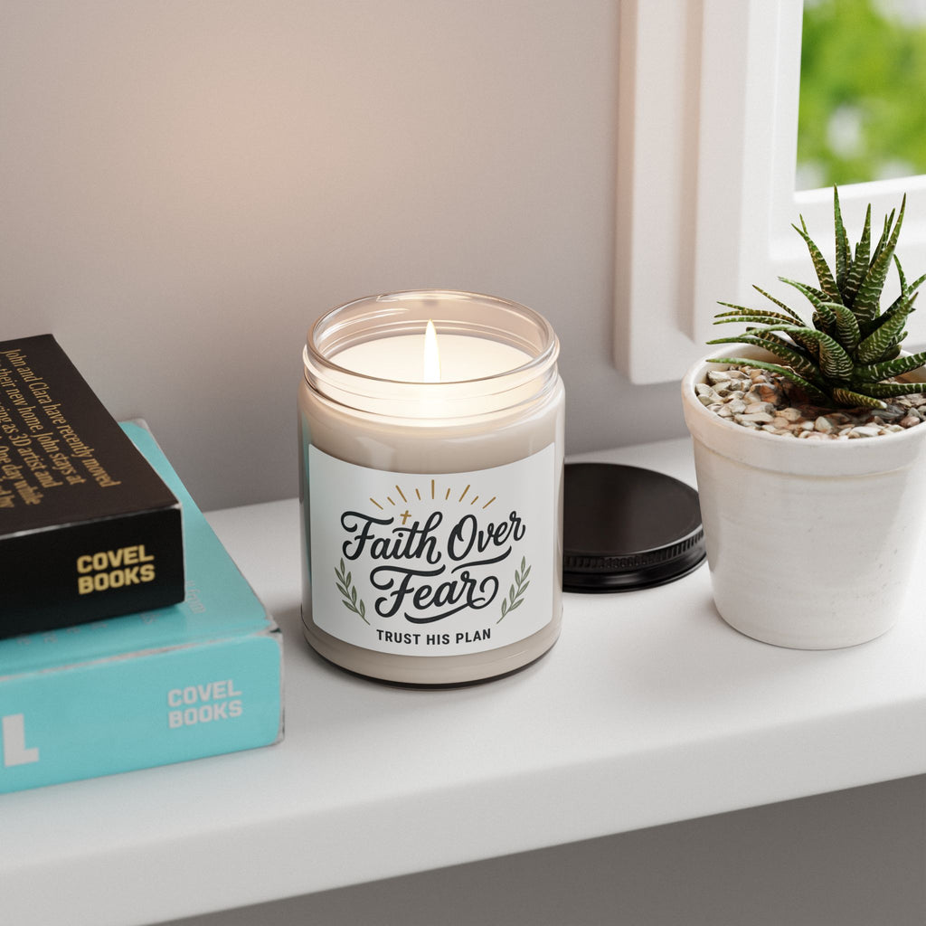 Faith Over Fear Scented Soy Candle | 9oz