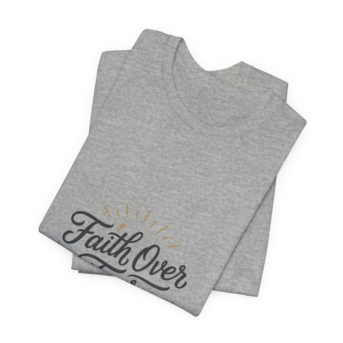 Faith Over Fear Tee | Christian Scripture Shirt, Trust His Plan