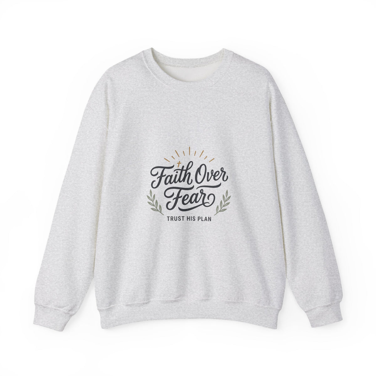 Faith Over Fear sweatshirt | Inspirational Christian Scripture crewneck