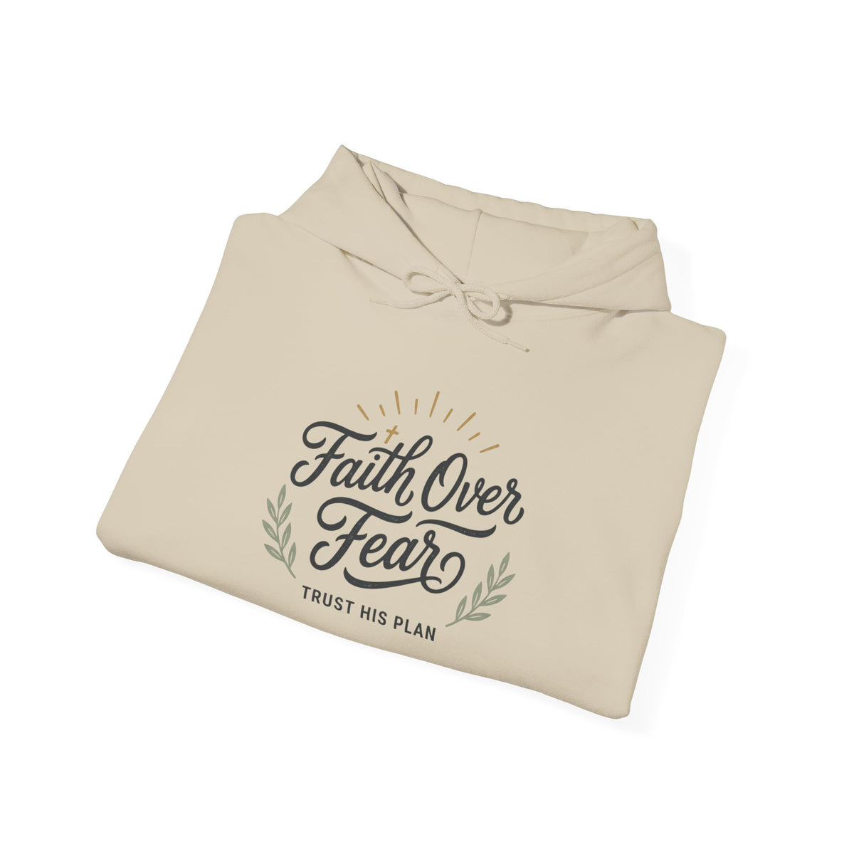Faith Over Fear hoodie | Christian Scripture sweatshirt, Trust His Plan